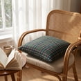 thumbnail image 5 of GOFLIC Christmas Tartan Plaid Throw Pillow with Removable Cover 18x18 Inch, Red Green Check Holiday Decor for Sofa Couch Bed Farmhouse Winter Gift, 5 of 7