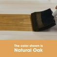thumbnail image 3 of Furniture Clinic Wood Stain | Natural Oak | Water Based | Fast Drying, Low Odor, & Non-Toxic | for Indoor & Outdoor Furniture and More | Multiple Finishes | (17oz / 500ml), 3 of 10