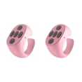 thumbnail image 1 of sweethay Teléfono móvil Selfie Controller V5.3 Página inalámbrica Turning Cellphone Ring Portable Flipping Button Pink Rosado 2piezas, 1 of 5
