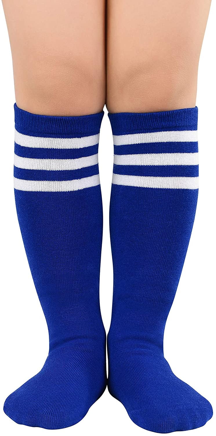 Zando Knee High Socks Kids Youth Toddler Soccer Socks Baby Boy Socks for Girls Tube Socks Crazy Silly Socks for Kids 