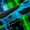 Blue Green, variant on Feelyou Futuristic Game Controller Black Out Curtains, Neon Glowing Teal Square Curtains Pack of 2 (42x63 Each), Gamepad Gaming Gamer Bedroom Curtains, Living Room Curtains Decor