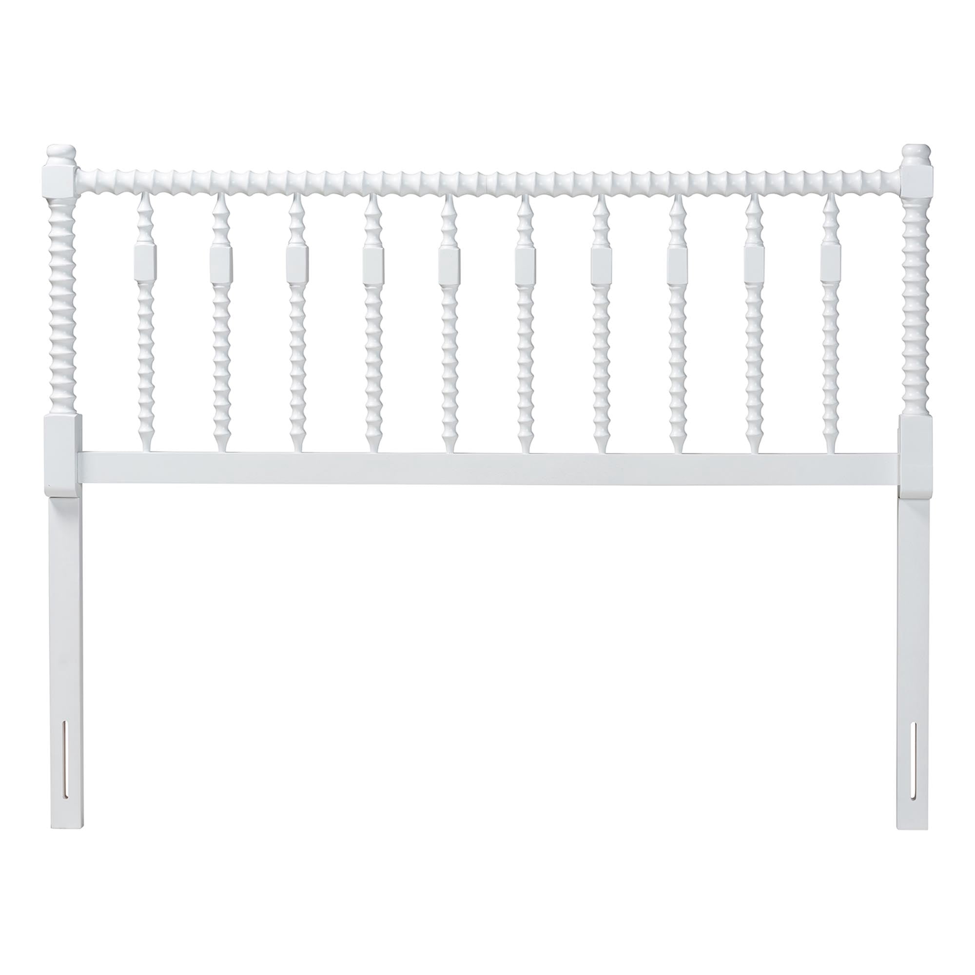 Baxton Studio Juliette Traditional Headboard, King, White