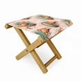 thumbnail image 2 of Society6 Marta Barragan Camarasa Flamingos pattern with cactus Outdoor Ottoman, 2 of 3