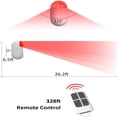 thumbnail image 3 of HLONK Indoor Motion Sensor Alarm  Indoor Wireless Infrared Security Motion Detector With Siren (30 Ft. Sensor Range  125 Db  Battery)  Motion Detector Alarm For Home Garage Shop, 3 of 5