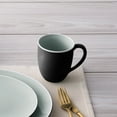 thumbnail image 6 of Noritake ColorTrio Graphite 16-Piece Coupe Dinnerware Set, Service for 4, 6 of 7