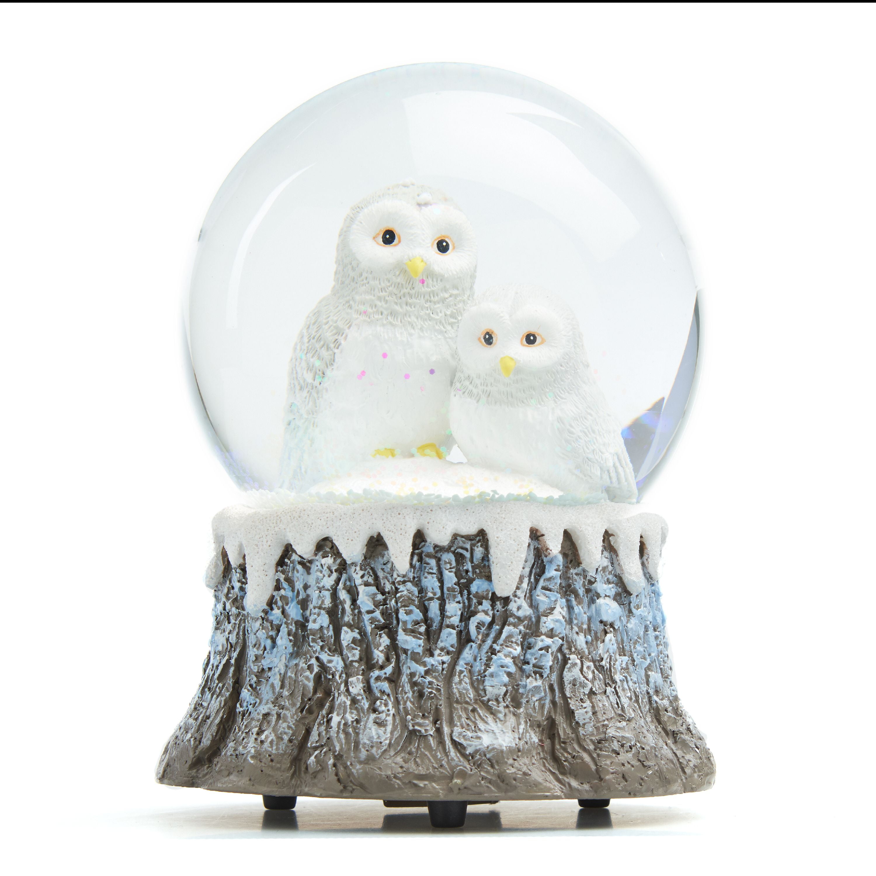Holiday Time Animal Owl Snow Globe
