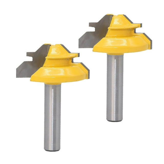 Broca de Enrutador de inglete Baoblaze 8 mm con Bloqueo para carpintería