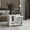 White#2, variant on Wooden Coffee Tables, Garden 19,7" High Side Table , End Table, Sofa Table with Two Shelves White, White Coffee Tables,Mdf Round Coffee Tables, Furniture Primary Living Space Tables