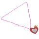 thumbnail image 4 of Collar con colgante de cuentas en forma de corazón para San Valentín, para mujeres y niñas, accesorios y decoraciones para fiestas, 4 of 7