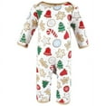 thumbnail image 5 of Touched by Nature Unisex Baby Organic Cotton Coveralls, Christmas Cookies, 9-12 Months, 5 of 5