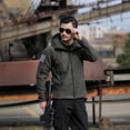 thumbnail image 3 of Chaqueta táctica de lana para hombre, uniforme militar, chaqueta con capucha informal de concha suave, ropa térmica del ejército, caza, senderismo, militar de EE. UU., 3 of 5