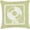 Cream, Olive / Marcoola, variant on Boutique Rugs Waldport Throw Pillow