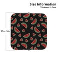 thumbnail image 2 of Kdxio Watermelon Funny Coasters,4 Pcs Leather Coasters,Housewarming Gifts,Protect Furniture from Water Marks Scratch and Damage, 2 of 8