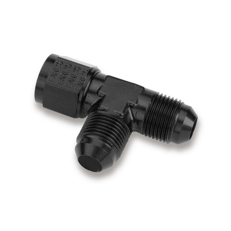 Earl's Adapter Fitting Tee AN Female Swivel on Run 6AN Earl's Adapter Fitting Tee AN Female Swivel on Run 6AN