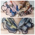 thumbnail image 1 of Women Neck Scarves Thin 2PCS Faux Pearl Soft Decorative Head Wraps Circle scarf, 1 of 10