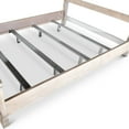 thumbnail image 5 of Steve Silver Company Highland Park King Wood Panel Bed with Button Tufted Cream Fabric Inset, 5 of 9