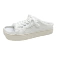 thumbnail image 1 of Zapatillas planas de lona para mujer, nuevos zapatos cómodos informales con cordones para mujer, zapatillas de plataforma a la moda para mujer, zapatillas deportivas para mujer 36 Gao Jinjia LED, 1 of 2