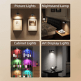 thumbnail image 3 of Picture Lights for Wall, Rechargeable Battery Magnetic Poster Lights with 3 Color Temps & 12 RGB, Remote Dimmable Timer, 3 of 8