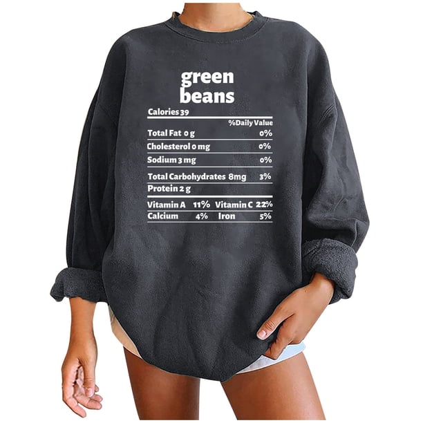 Sudadera con estampado de cambio de cuello redondo de manga larga suelta divertida vintage para mujer Fridja fhghd1389