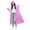 Pink, variant on Women's Waterproof Long Raincoat Windproof Active Rain Jacket with Drawstring Hood Button Closure Heavy Duty for Travel Commuting Daily Wear Outerwear