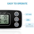 thumbnail image 2 of Fridge Thermometer, Digital Refrigerator Thermometer Waterproof Fridge Freezer Thermometer Monitor for Home 1Pcs,1 * refrigerator thermometer,Black&White, 2 of 7