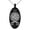 Black, variant on Stainless Steel Binding Vegvisir Troll Cross Runic Viking Engraved Small Oval Charm Pendant Necklace