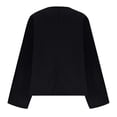 thumbnail image 6 of Ftwytp Womens Oversized Casual Lapel Sweater Loose Cardigan with Pockets Zipper Vintage Long Sleeve Women Classic Jacket Elegant Sweater, 6 of 6