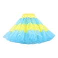 thumbnail image 3 of UFOUND Women Candy Color Multicolor Skirt Support Half Body Puff Petticoat Colorful Small Short Skirt Breathable, 3 of 4