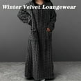 thumbnail image 2 of Winter Coral Velvet Nightgown Home Clothes, One Size Fits All Warm Nightgowns Pajamas, Winter Velvet Loungewear Night Gowns for Adult Women Flannel Dress Home, 2 of 7