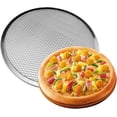 thumbnail image 5 of KAIYANG Rejilla de aluminio para pizza, rejilla para pizza, molde para hornear pizza, rejilla para hornear pizza crujiente (28 cm), 43,2 cm, 5 of 5