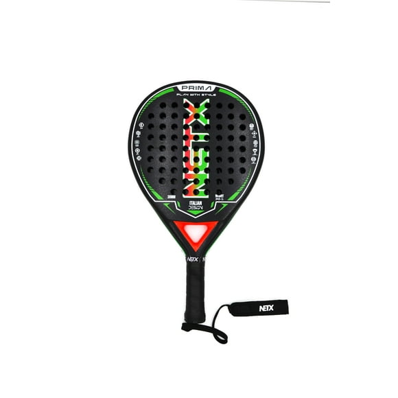 NETX PRIMA 3D Pickleball Paddle, 12K carbon fiber indoor and outdoor pickleball paddle, Racket Carbon Kevlar soft 28% EVA core, Frame Leather Grip, and power rating with 100/100 control