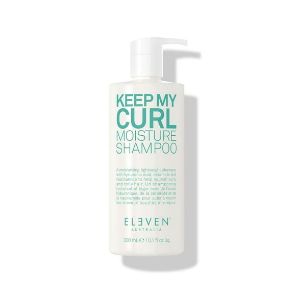 ELEVEN AUSTRALIA Keep My Curl Moisture Shampoo Hydrating, For Curly and Wavy Hair, Enhances Curl Definition, Reduces Frizz, and Adds Shine, Sulfate-Free, Gentle Cleansing Formula