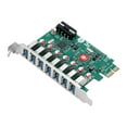 thumbnail image 2 of SIIG USB 3.0 7-Port PCIe Host Card - USB adapter - PCIe 2.0 - USB 3.0 x 7 - black, 2 of 5