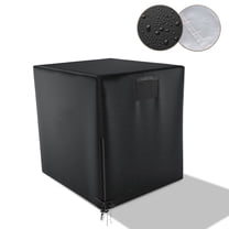 AYAMAYA Central Air Conditioner Cover for Outside Units, Heavy Duty Waterproof Outdoor AC Units Cover (30"X30"X32"), Black