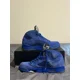 thumbnail image 2 of Ni - ke Air Jordan 5 Blue Suede Men’s Shoe Size 10, 2 of 5