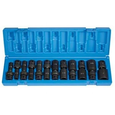UPC: 0747925147280 | Grey Pneumatic GY1212UD 3/8 Drive 12 Pieces Deep Length: Fract. Univ. Set