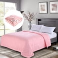 thumbnail image 2 of Matsuzay Colcha de aire acondicionado de verano, colcha lavable de repuesto, manta de seda refrescante de Color sólido para viajes, Camping, 180*220cm Juegos de cama rosa gris Matsuzay HA071912-05, 2 of 6