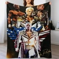 thumbnail image 3 of Cody Art Rhodes 30""x40"" Thow Blanket Super Soft Micro Wool Blanket Sofa Comfortable Warm Flannel Blanket Bed Living Room Merchandise Gift Party Decor, 3 of 6