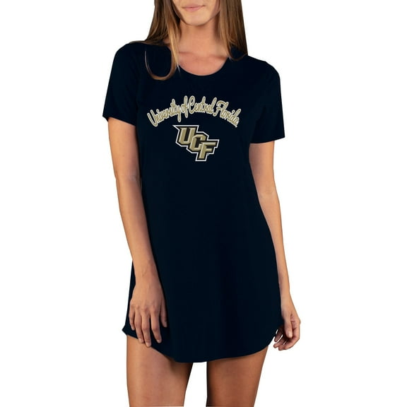 Women's Concepts Sport Black UCF Knights Marathon Nightshirt