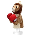 thumbnail image 2 of Marionetas de mano de animales suaves, juego imaginativo, habilidades sociales con voz, boxeo de mano león, 2 of 9