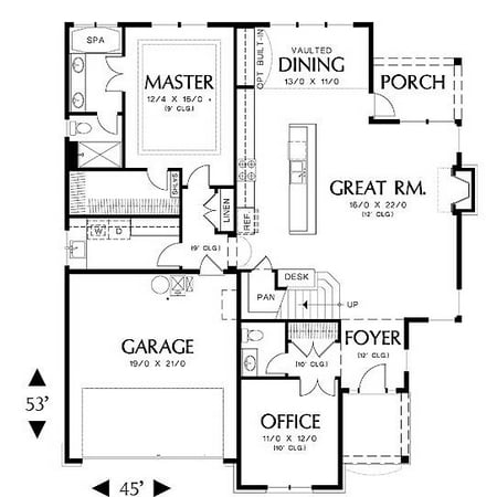 TheHouseDesigners-5269 Construction-Ready Cottage House Plan with Crawl Space Foundation (5 Printed