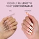 thumbnail image 5 of Puntas para uñas Kiara Sky, no curvas en C, cuadradas, transparentes, 500 unidades, longitud XXL, 5 of 5