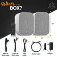 thumbnail image 7 of Pyle 50-Watt MAX HiFi Studio Active and Passive Desktop Bluetooth Bookshelf Speaker System, (White), 7 of 7