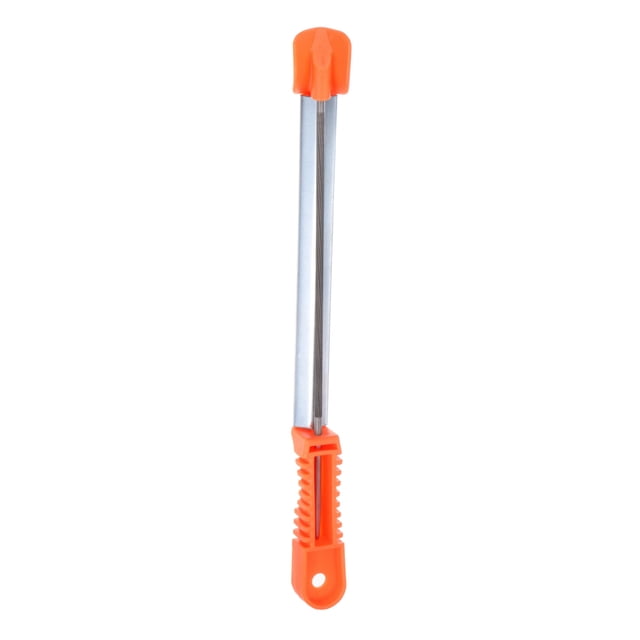 Motosierra Lima, 5/32" (4mm) Redondo Escofina Cromo Acero Doble Corte con Afilado Guía Mango