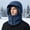 Navy, variant on Winter Zip Up thermal Balaclava Hat, Windproof Full Face Mask, Fleece Lined Cycling Ski Neck Warmer Hat for Outdoor Motorcycle Running