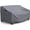 Grey, variant on Patio Sofa Cover Waterproof - Heavy Duty 3-Seater Outdoor Couch Cover, Patio Furniture Covers with Air Vent and Handles, 85"L ×35" D×35" H, Gray