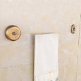 thumbnail image 2 of Heavy Duty Stainless Steel Retractable Clothesline 9 Feet (max) For Hanging Dry In Bathroom Laundry, Chrome Finish, Round (brushed Antique Brass), 2 of 5