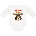 thumbnail image 3 of Inktastic Bernedoodle Dog Lover Boys or Girls Long Sleeve Baby Bodysuit, 3 of 5