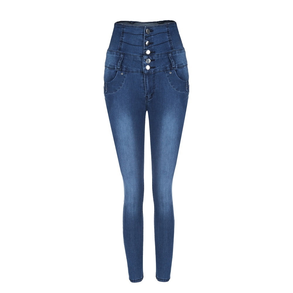 VIFUCZ Women High Waisted Skinny Denim 
