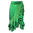 thumbnail image 5 of BJUTIR Womens Skirts Vintage Black Lace Edge Punk Rock Gothic Skirt High Waist Irregular Skirt, 5 of 6